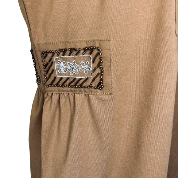 NWT Boston Proper Sleeveless Sequin Embellished Split V-Neck Shift Dress Small - Picture 13 of 16